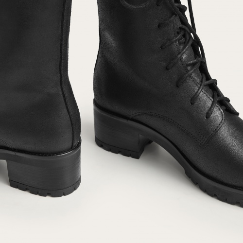 Yehida boots, waxed black | Balagan Studio