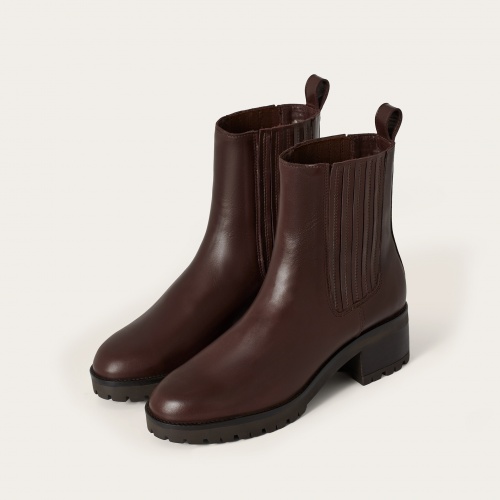 Amida boots, deep brown | Balagan Studio
