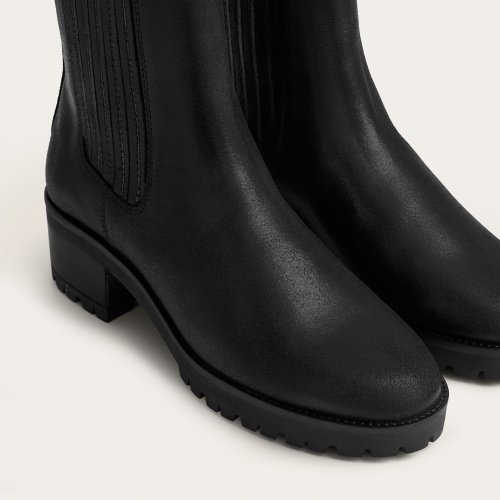 Amida boots, waxed black | Balagan Studio