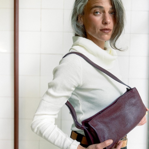 Monique Bag M, burgundy | Balagan Studio