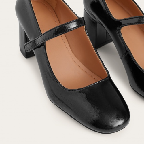 Dora High Heels, glossy black | Balagan Studio