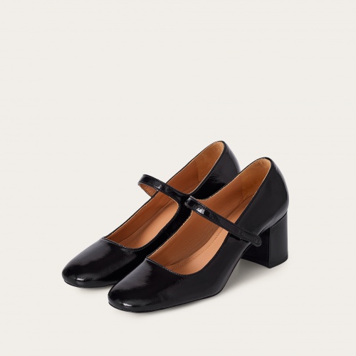 Dora High Heels, glossy black | Balagan Studio