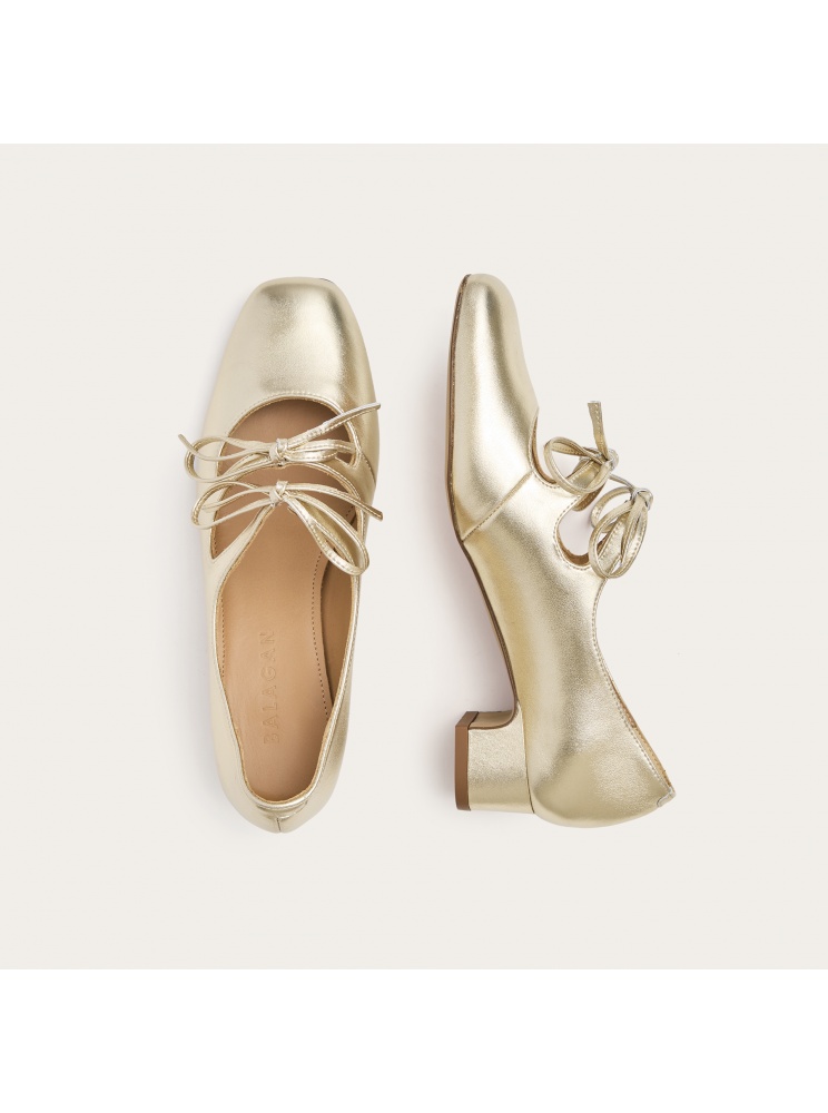Greta Pumps, Gold | Balagan Studio