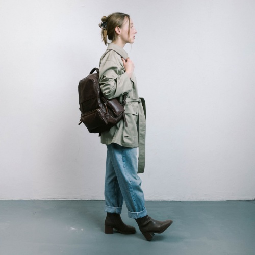 Atzel Backpack XL, deep brown | Balagan Studio