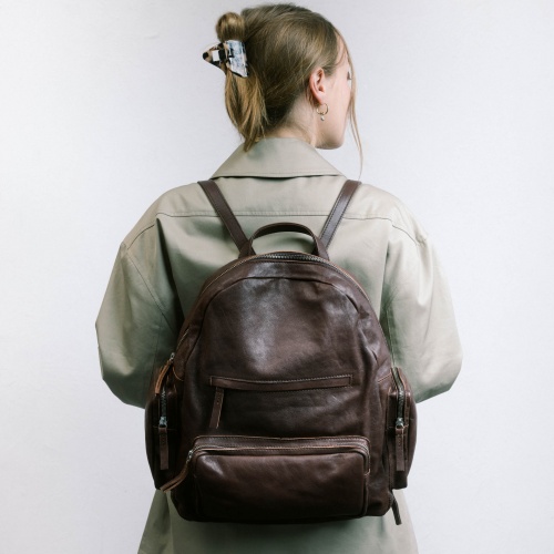 Atzel Bagpack, deep brown