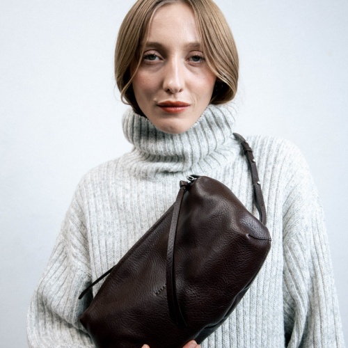 Marianne torebka M, ciemny brąz | Balagan Studio