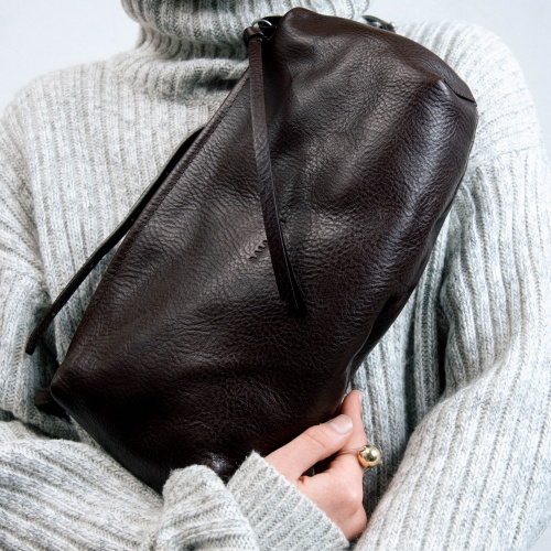 Marianne Bag M, deep brown | Balagan Studio