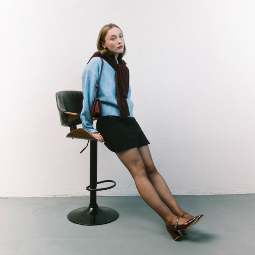 Dora High Heels, burgundy gloss | Balagan Studio