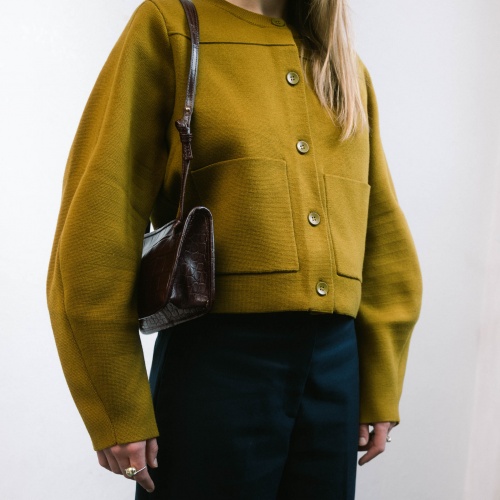 Suzanne Bag S, brown croco | Balagan Studio