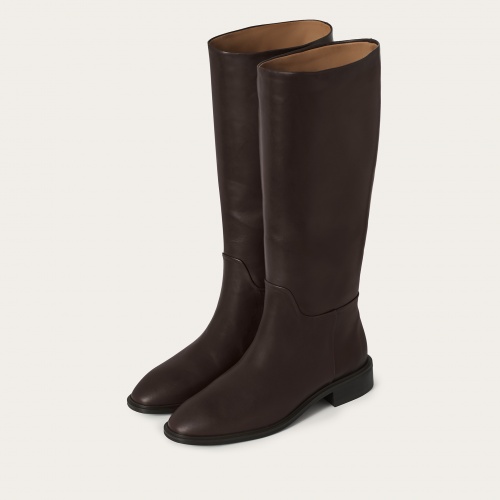 Polo High Boots, deep brown | Balagan Studio