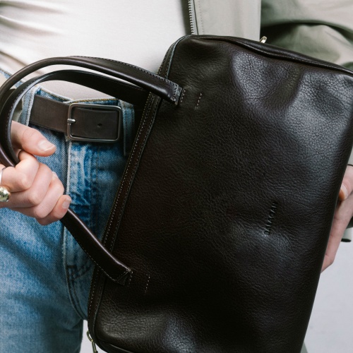 Sofia Bag L, deep brown | Balagan Studio