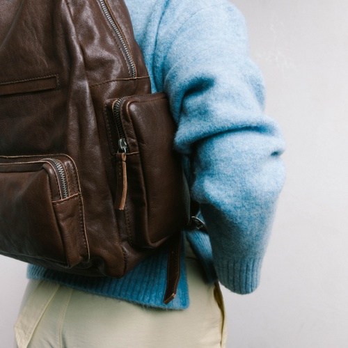Atzel Backpack XL, deep brown | Balagan Studio