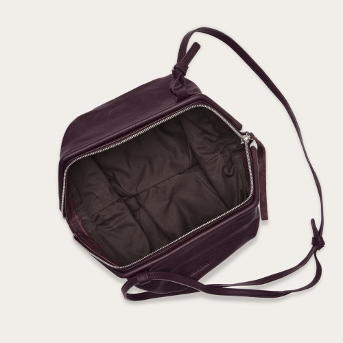 Plis torebka M, burgund | Balagan Studio