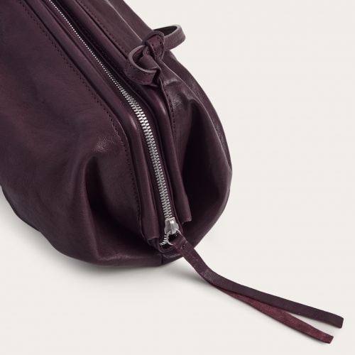 Plis torebka M, burgund | Balagan Studio