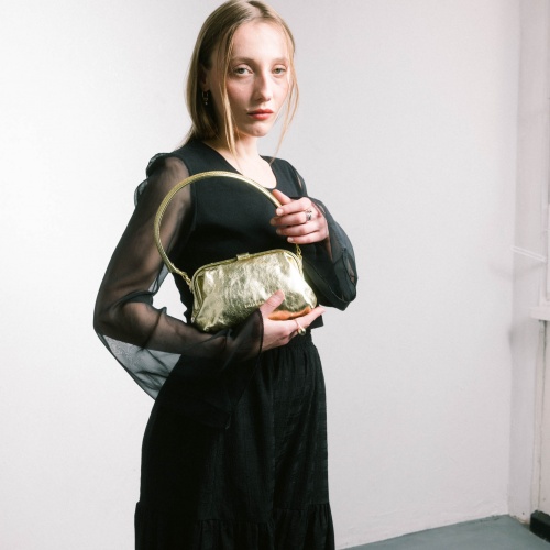 Roha Bag S, gold | Balagan Studio