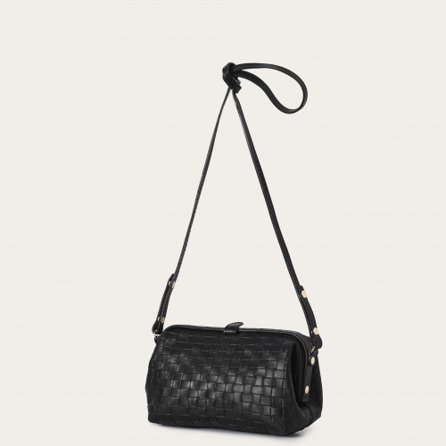 Rofe Bag M, matte black braid | Balagan Studio