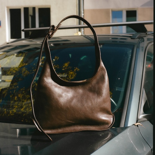 Selle Bag M, deep brown | Balagan Studio