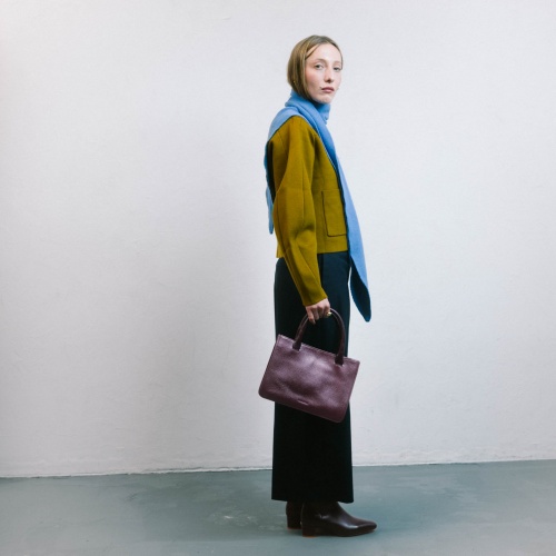 Alexa Bag M, burgundy | Balagan Studio