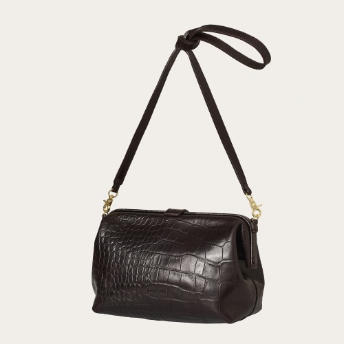 Rofe Bag L, brown croco | Balagan Studio