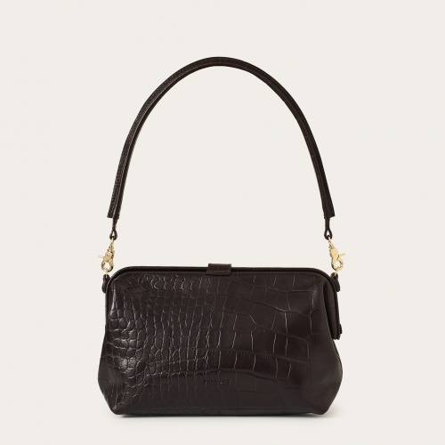 Rofe Bag L, brown croco