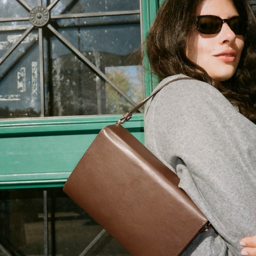 Gala Bag M, dark chocolate | Balagan Studio