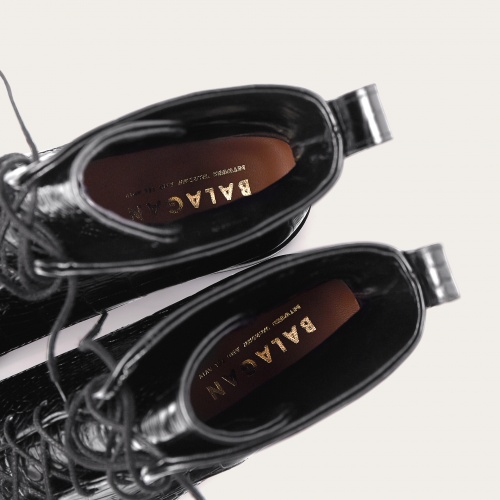 Tzava Boots, black croco | Balagan Studio