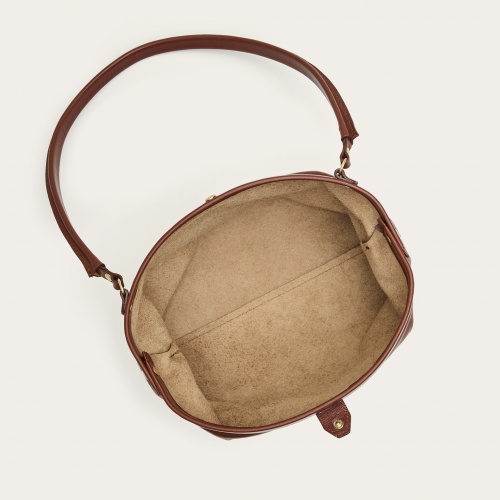 Hug bag torebka M, kasztanowy OUTLET | Balagan Studio
