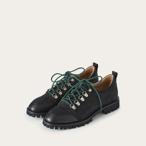 Dolomiti Flats, black nubuck | Balagan Studio