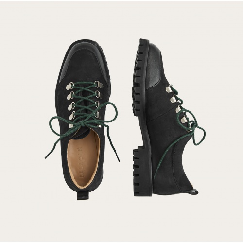 Dolomiti Flats, black nubuck | Balagan Studio