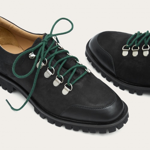 Dolomiti Flats, black nubuck | Balagan Studio