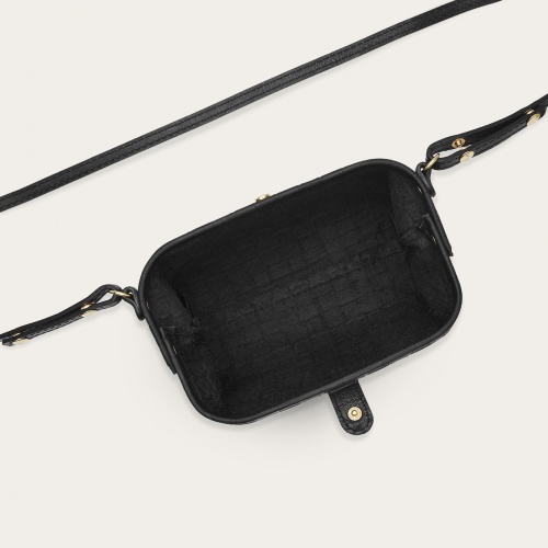 Rofe Bag S, matte black braid OUTLET | Balagan Studio