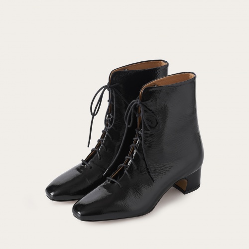 Victoria Boots, glossy black | Balagan Studio