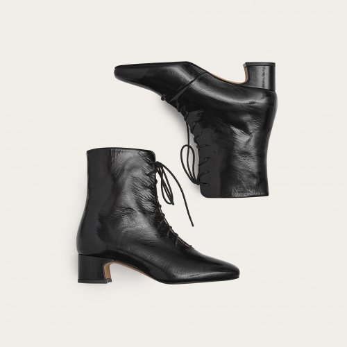 Victoria Boots, glossy black | Balagan Studio