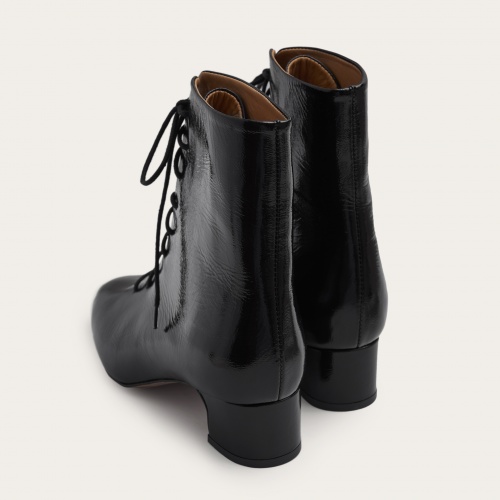 Victoria Boots, glossy black | Balagan Studio