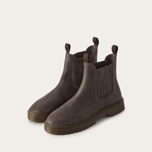Tiul Boots, waxed brown I Balagan Studio