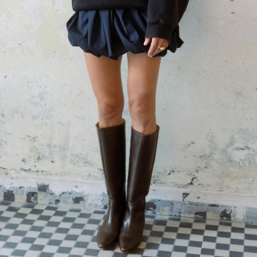 Stockholm botki, ciemny brąz  I  Balagan Studio