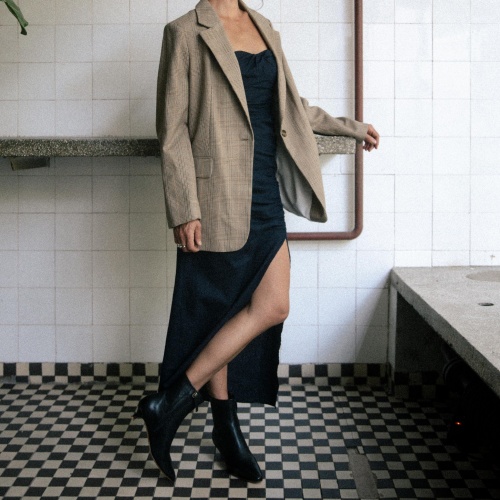 Vivian botki, czarny | Balagan Studio