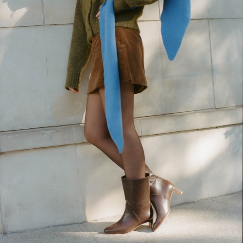 Adina Boots, deep brown | Balagan Studio