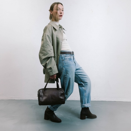 Teken botki, brąz woskowany | Balagan Studio