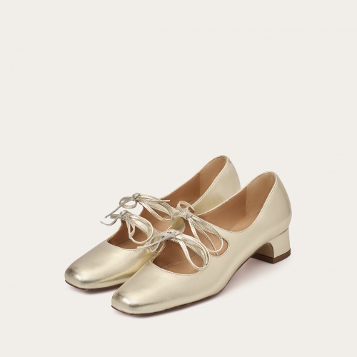 Greta Heels, gold | Balagan Studio