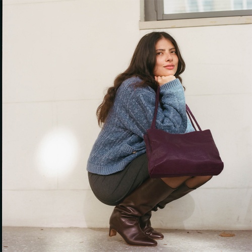 Eva Bag M, burgundy OUTLET | Balagan Studio