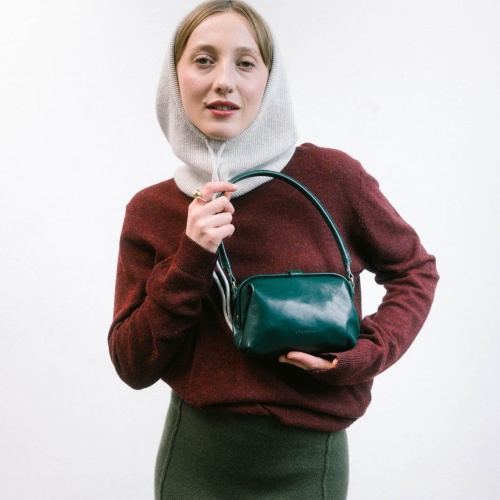 Roha Bag S, bottle green OUTLET | Balagan Studio