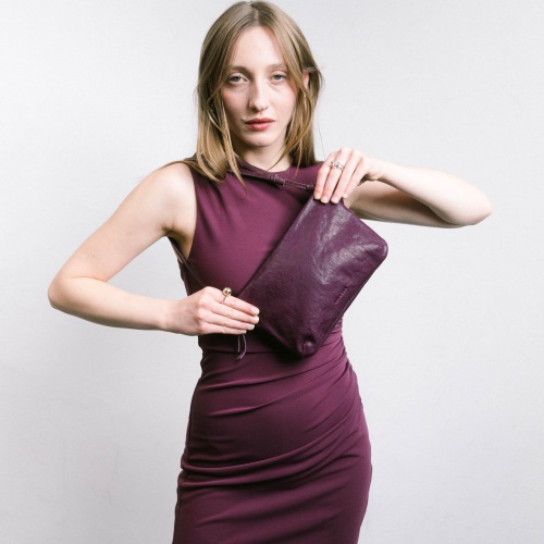 Jen Bag M, burgundy OUTLET | Balagan Studio