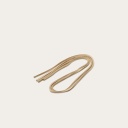 Shoelaces Tefer Flats, sand velvet