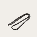 Shoelaces Geva, black rustic