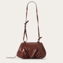 Plis Bag M, chestnut