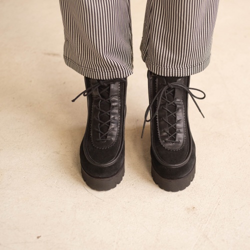 Junko Boots, black velvet OUTLET | Balagan Studio