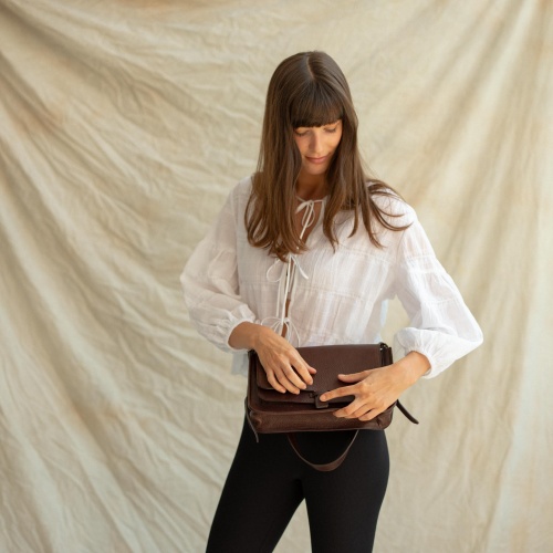 Katef torebka M, ciemny brąz OUTLET | Balagan Studio