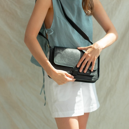 Katef torebka M, czarny OUTLET | Balagan Studio