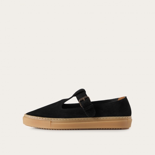 Sababa Sneakers, black velvet | Balagan Studio